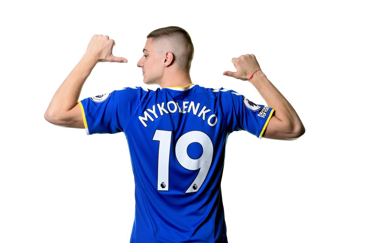 Everton Unveil New Signing Vitaliy Mykolenko