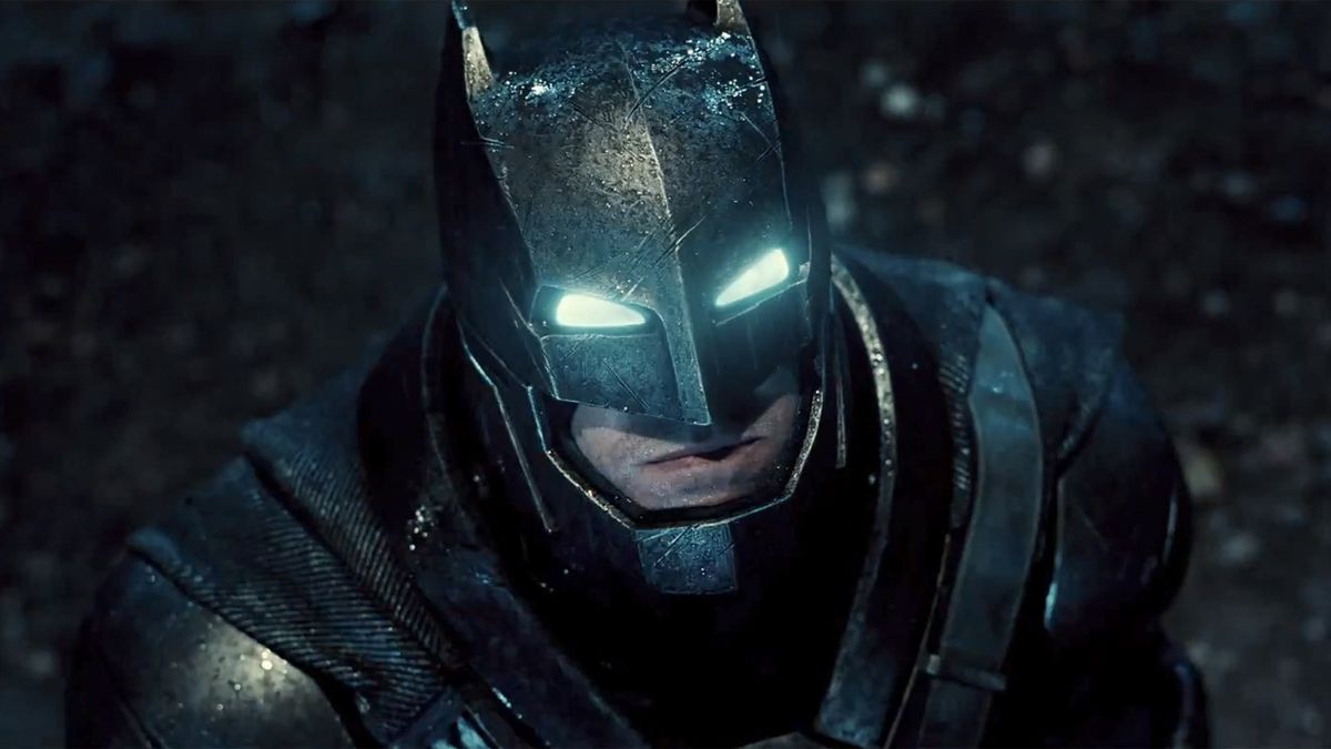 Ben Affleck as Batman in Batman v Superman: Dawn of Justice.