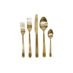 <strong>Hudson</strong> Gold Cutlery Set, <a href="http://hudsonboston.com/collections/accessories/products/5pc-gold-cutlery-set">$64</a>