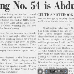 February 1978 - Boston Celtics
