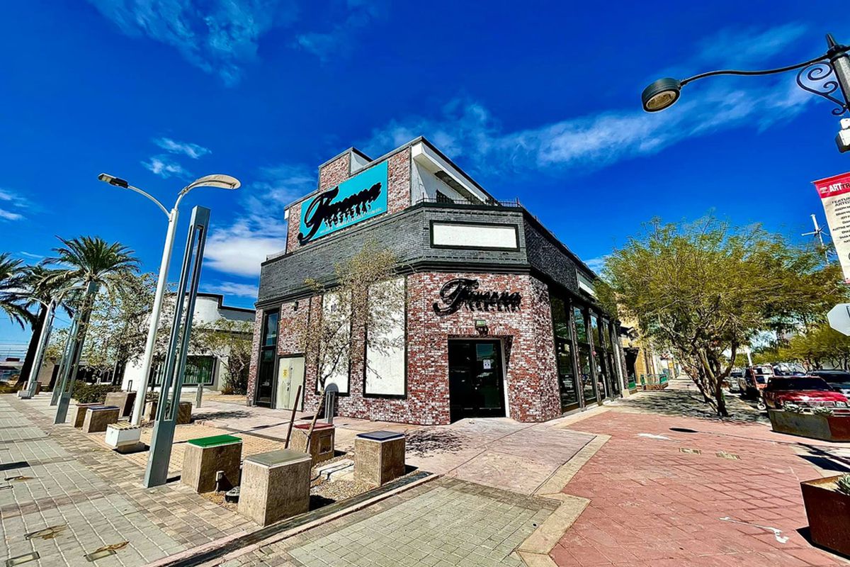 The exterior of “coastal Mediterranean fusion” restaurant Taverna Costera, opening soon in the Arts District.