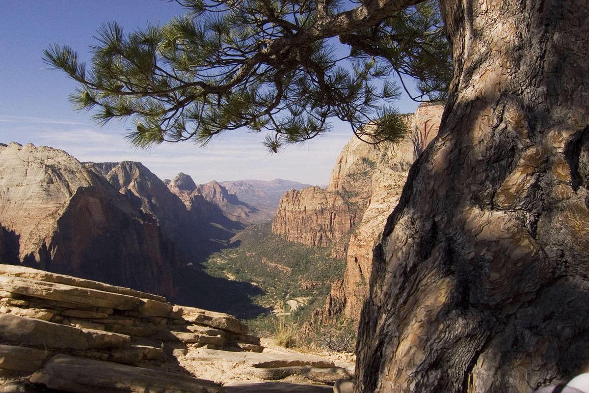 A view from the Angel's Landing hike in Zion National Park. As President Barack Obama hits his stride during his second term in office, new monuments in Utah remain top concerns.