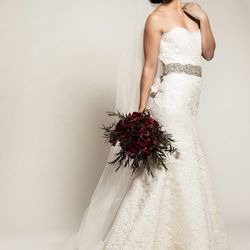 Another local line, <a href="http://www.victoriasdoukoscouture.com/">Victoria Sdoukos Couture Bridal</a> [924 West Madison Street] has an airy West Loop studio. Sdoukos prides herself on stitching up glamorous gowns using fine materials such as double-fac