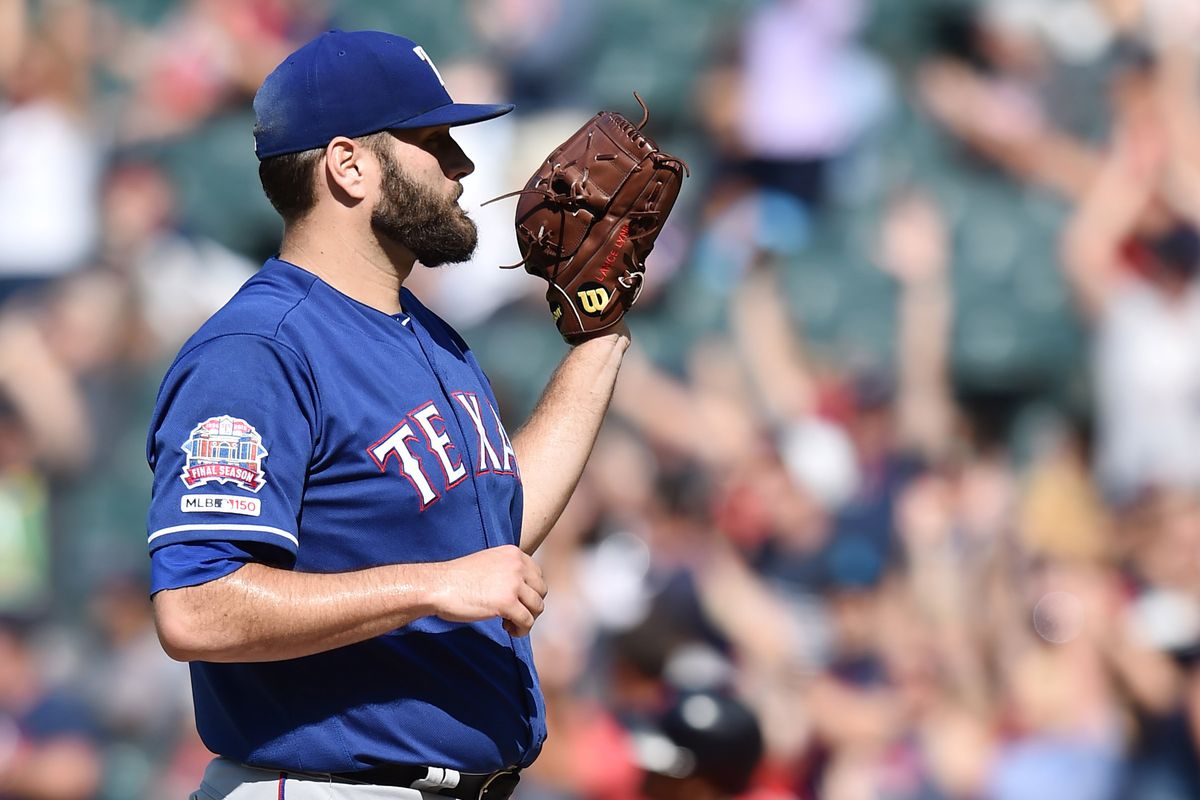MLB: Game Two-Texas Rangers at Cleveland Indians