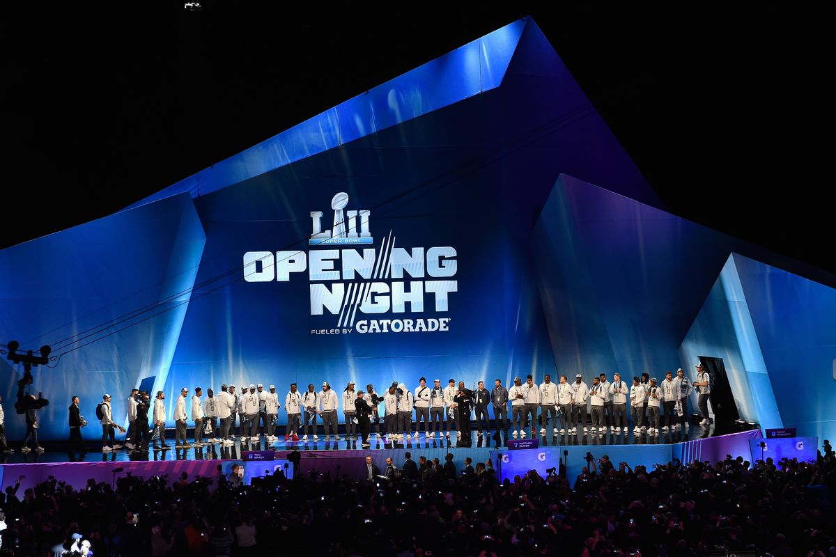 Super Bowl LII Opening Night at Xcel Energy Center