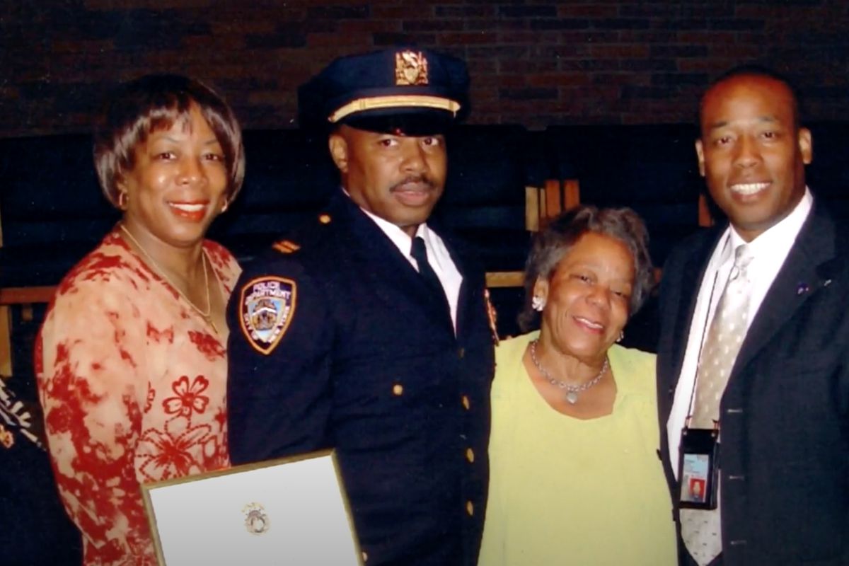Brooklyn Borough President Eric Adams served as an NYPD officer.