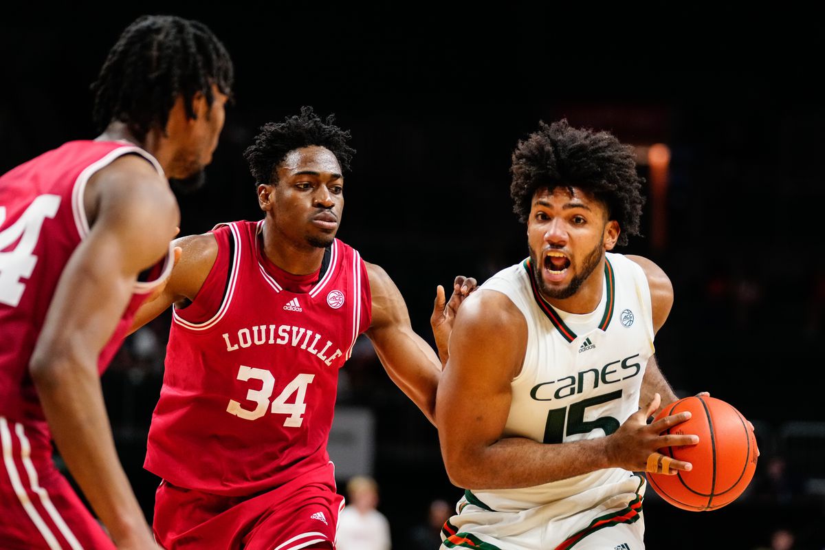 NCAA Basketball: Louisville at Miami (FL)