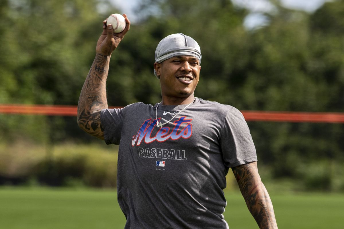 New York Mets pitcher Marcus Stroman at spring training, 2020