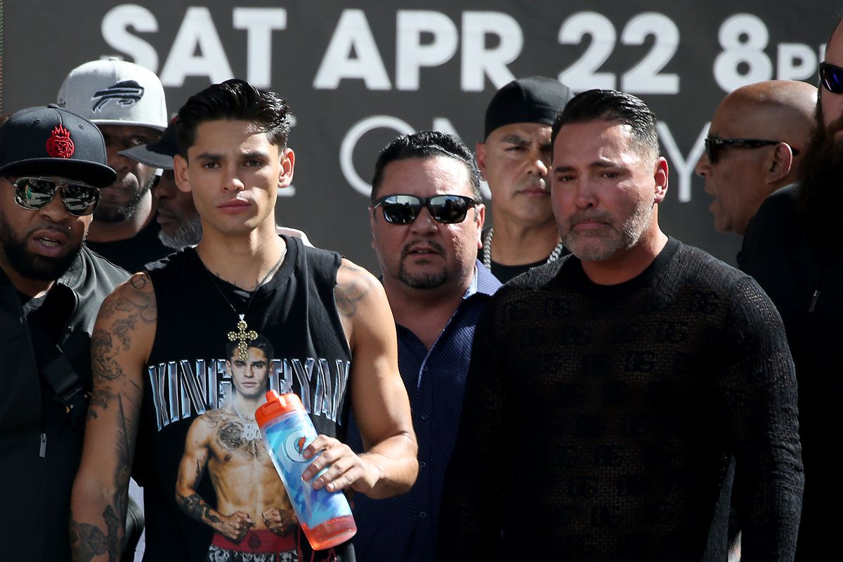 Golden Boy have filed suit against Ryan Garcia and his advisor