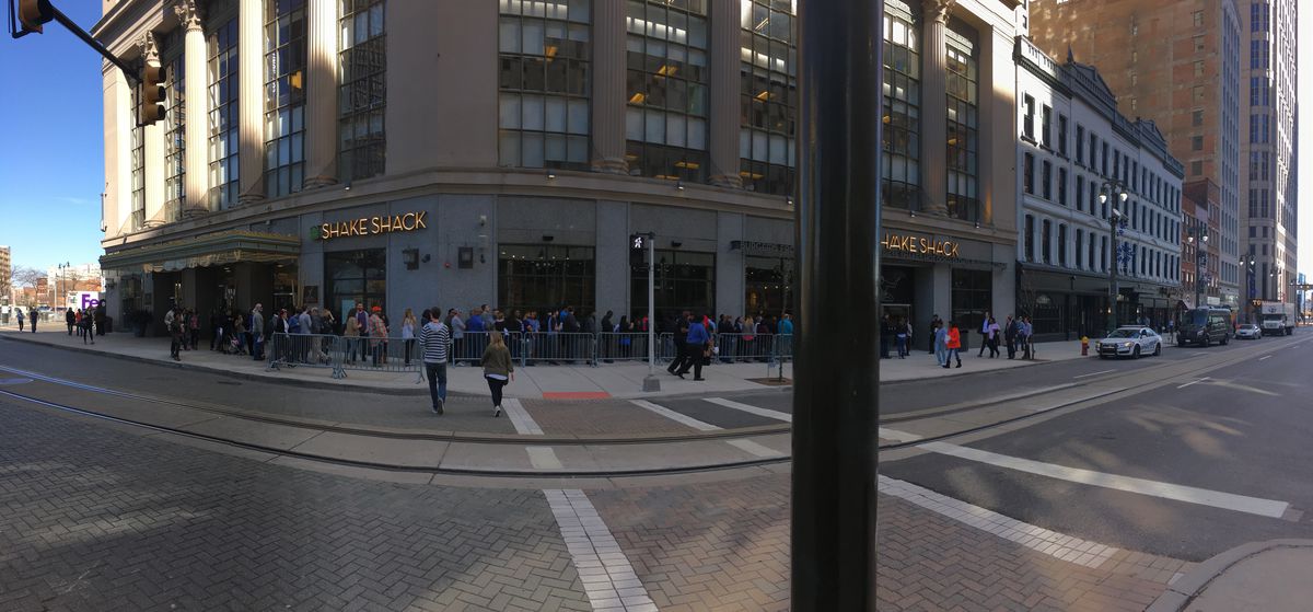 panorama of the line