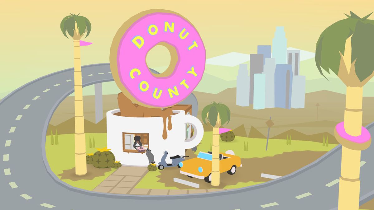 Donut County is a game about swallowing Los Angeles and realizing you're an  asshole - The Verge