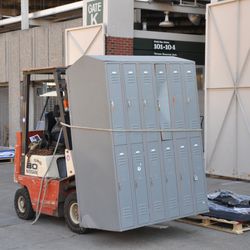More equipment being moved out of Wrigley