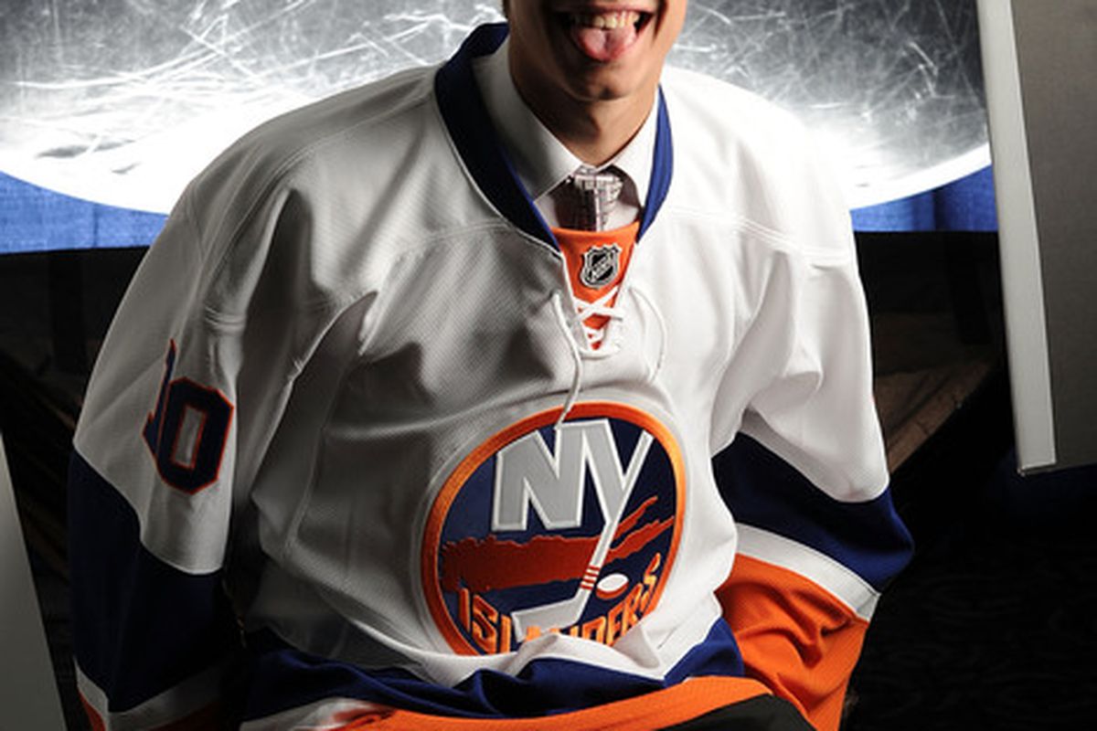 Professional ham and draft darling Kirill Kabanov will be at the Coliseum for the Islanders Prospect Camp Scrimmage, as will SB Nation New York (Photo by Harry How/Getty Images)