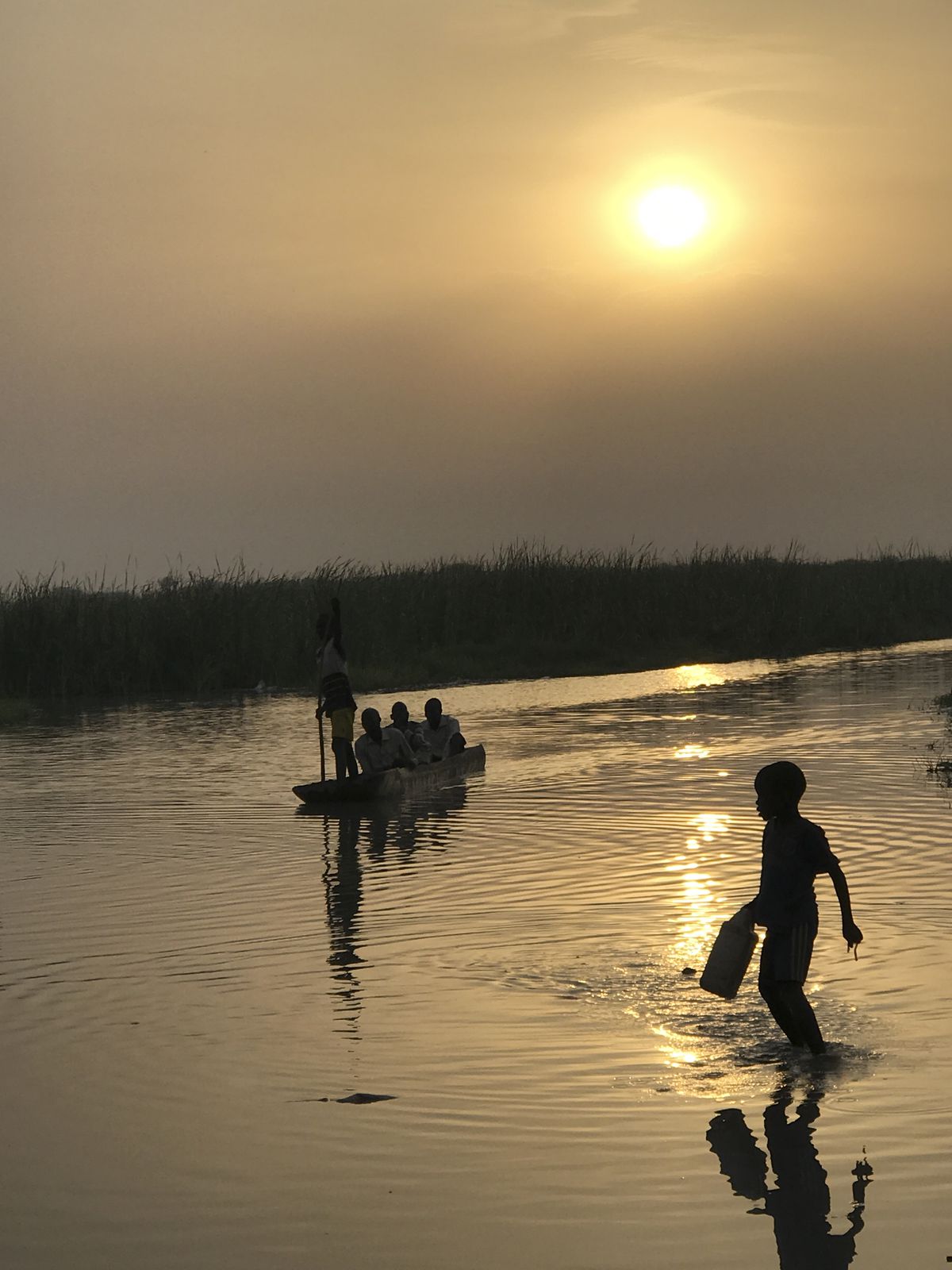 Ganyiel, South Sudan is a village inside the swamps where aid agencies have been trying to help those who managed to make to here, fleeing from government soldiers. Many die trying to get to these rebel-held villages.