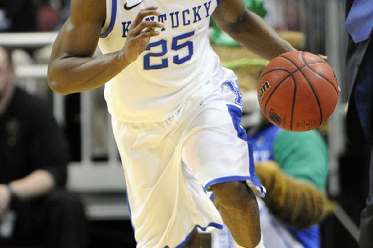 As the Kentucky Wildcats began its NCAA journey, it was point guard Marquis Teague who ran the UK offense with aplomb.