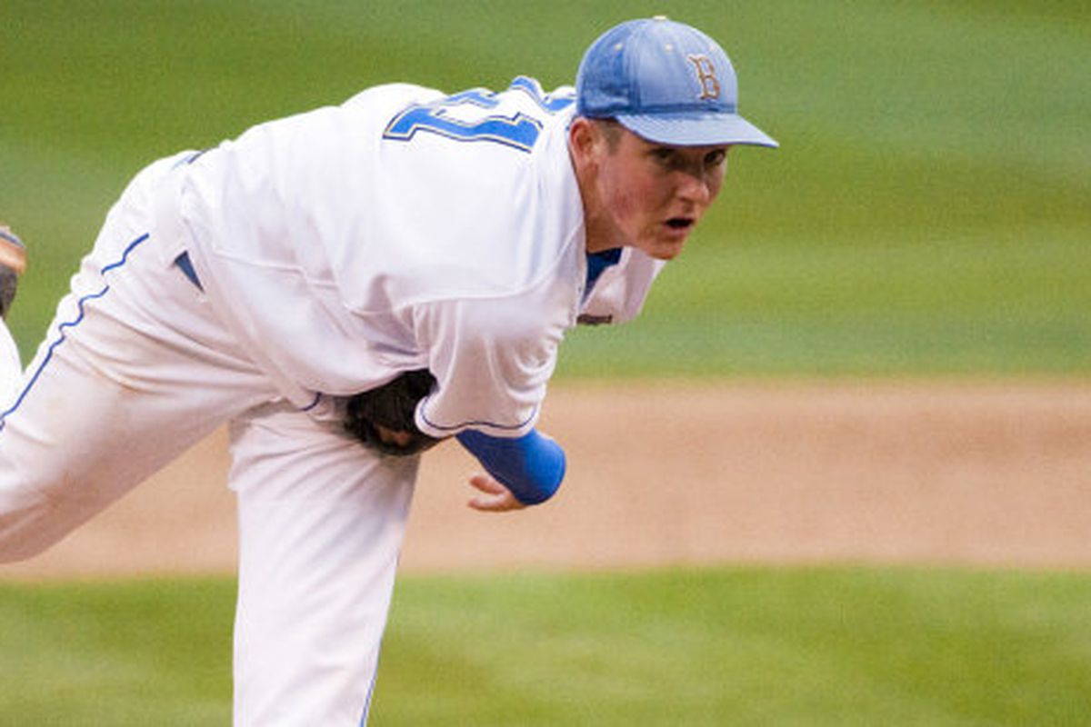Bruins will look to Trevor Bauer (4-0, 2.05 ERA) for getting our pitching staff back on track after giving up season high 7 runs on Thursday night. Photo Credit: UCLA official site