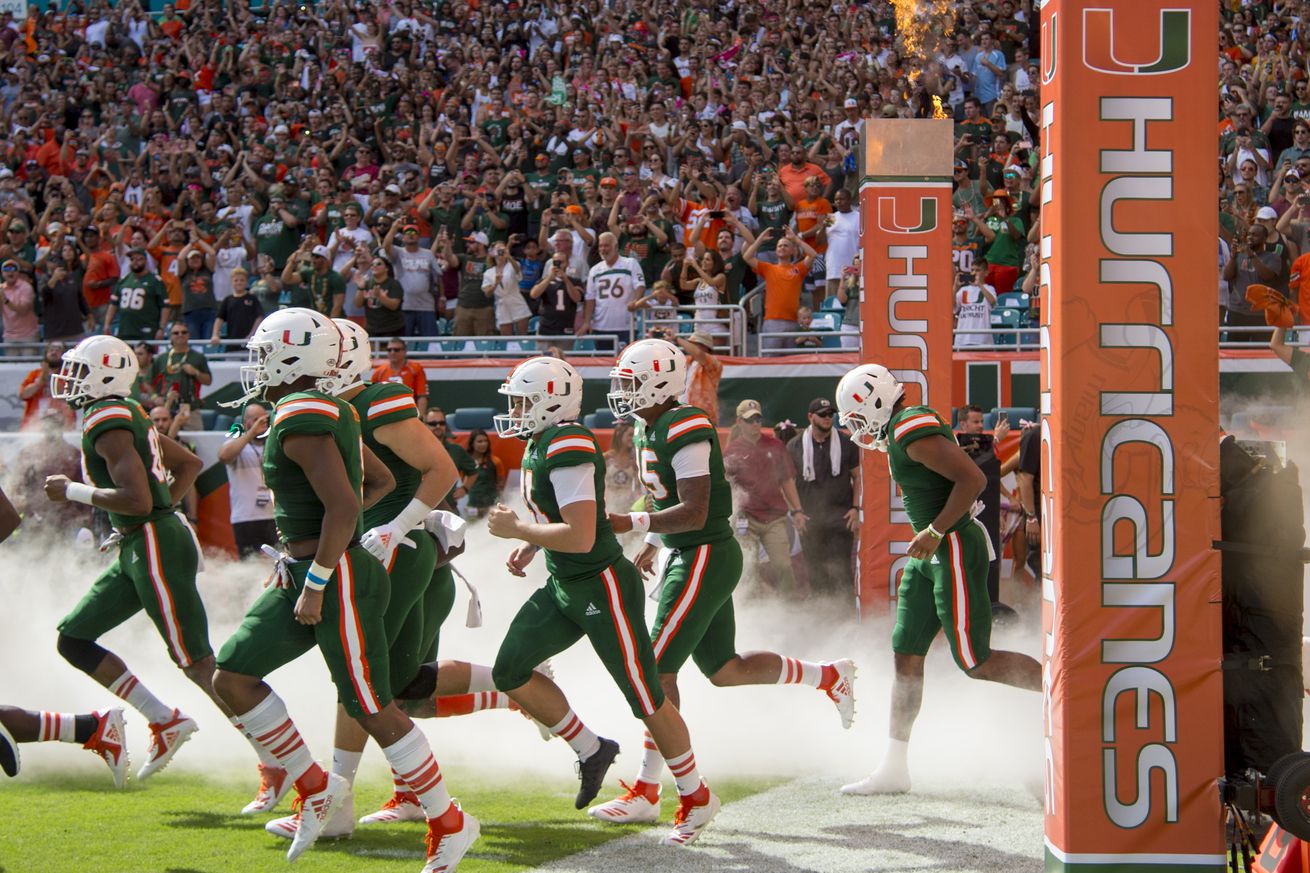 COLLEGE FOOTBALL: OCT 06 Florida State at Miami