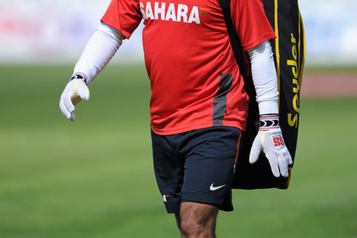 Indian skipper Dhoni  will look to start Asia Cup on a winning note (Photo by Gareth Copley/Getty Images)