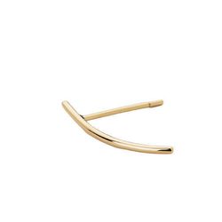 Jennie Kwon long curved bar earring, <a href="https://catbirdnyc.com/shop/product.php?productid=19359&cat=311&page=1">$120</a> at Catbird