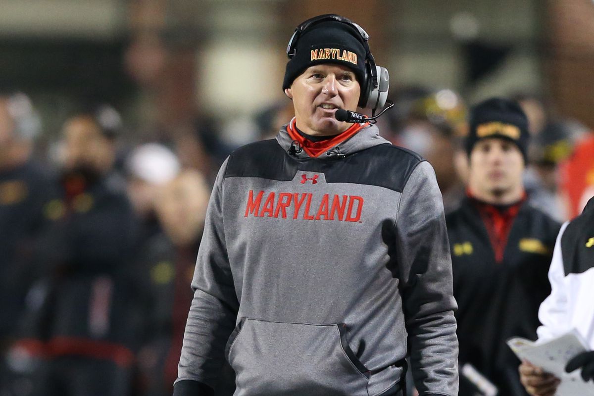 Randy Edsall last November, as his Terps blew a 25-point lead to Rutgers.