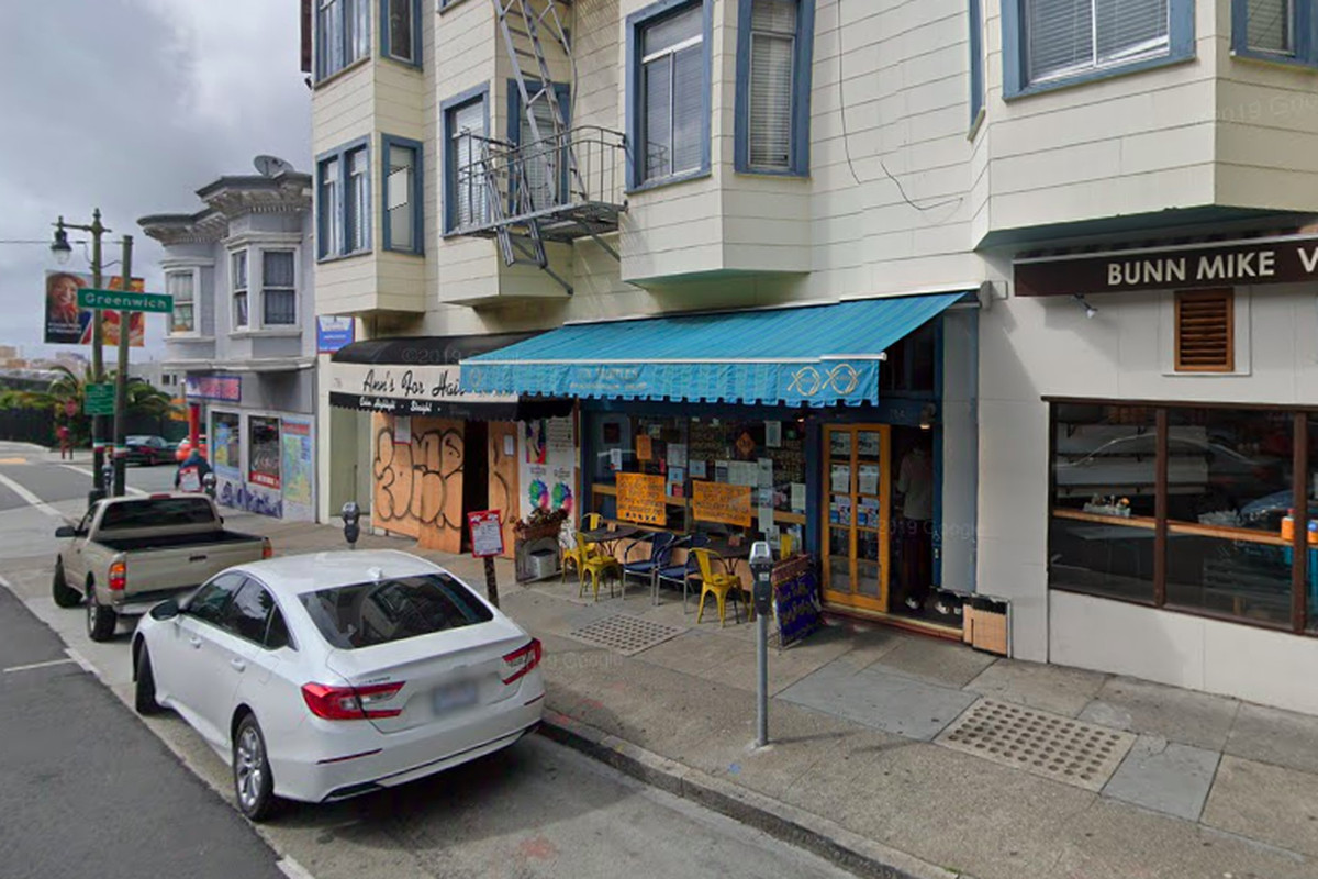 A Google Street view image of a North beach storefront