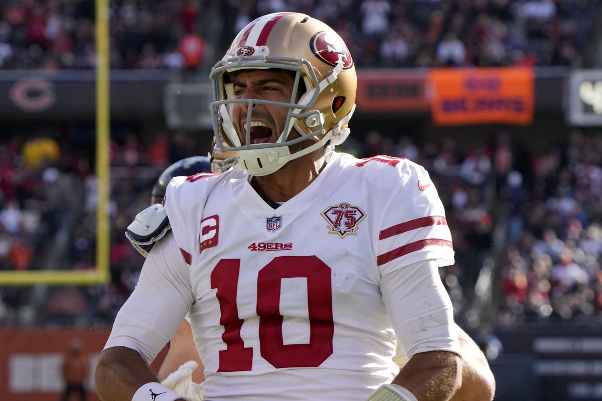 Jimmy Garoppolo fantasy football start/sit advice: What to do with 49ers QB  in Week 9 - DraftKings Nation