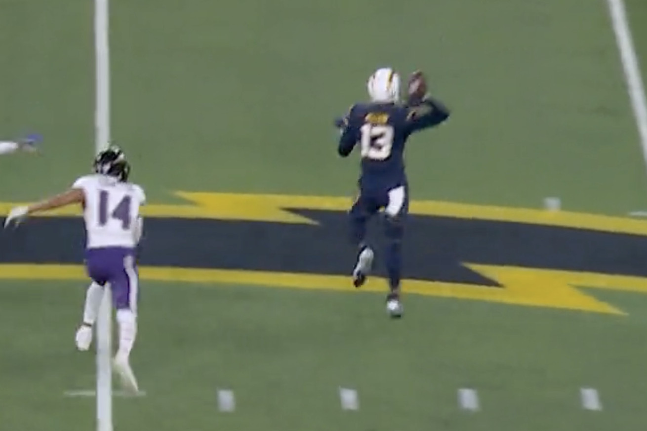The Chargers converted a third and long the coolest way imaginable