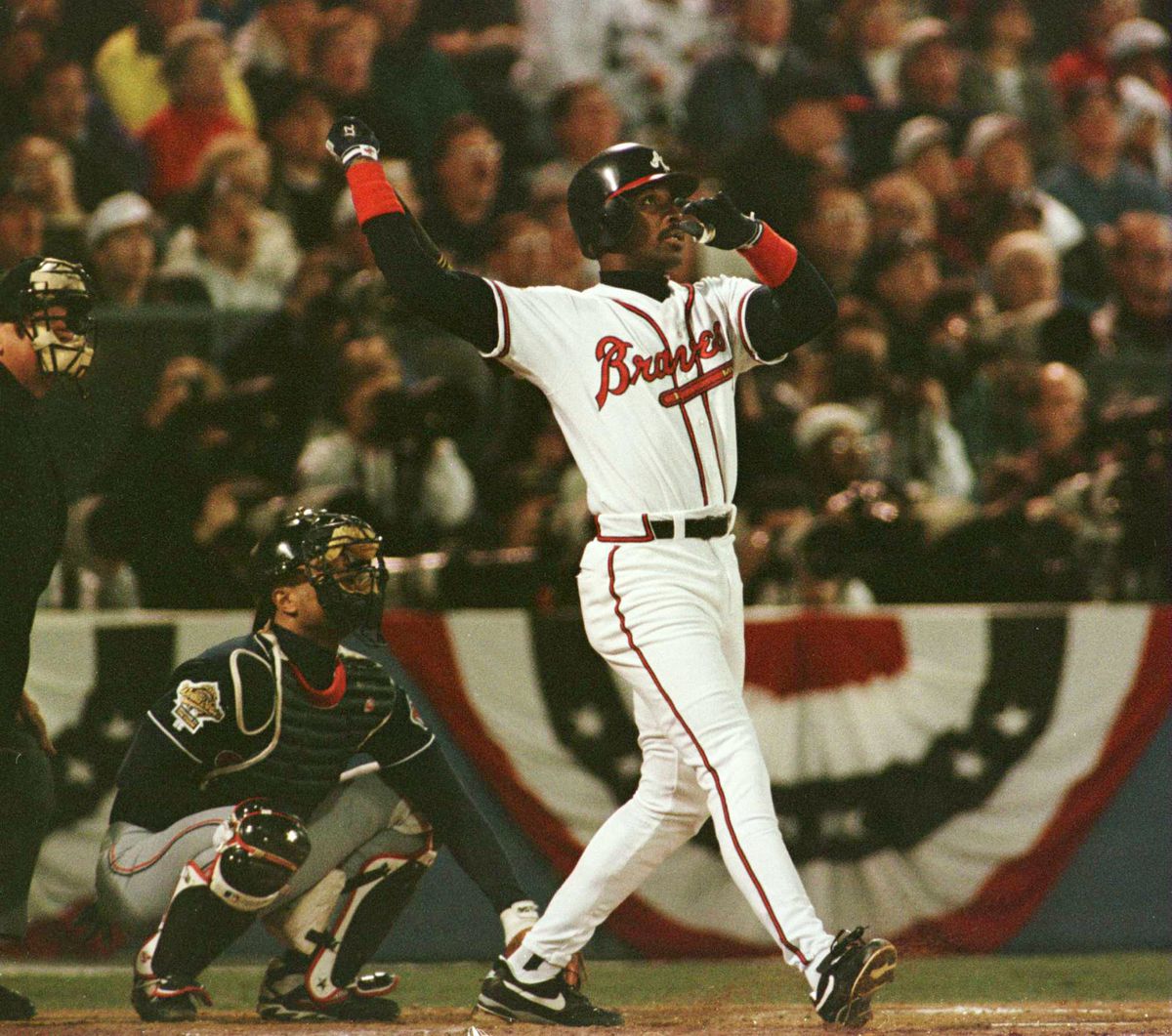 McGriff in a Braves uni