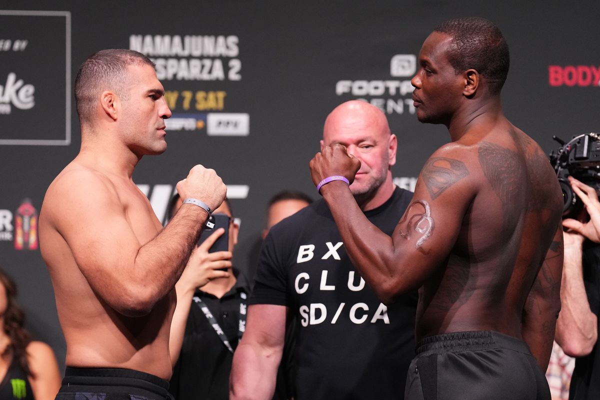Mauricio ‘Shogun’ Rua and Ovince Saint Preux face off ahead of their rematch at UFC 274.