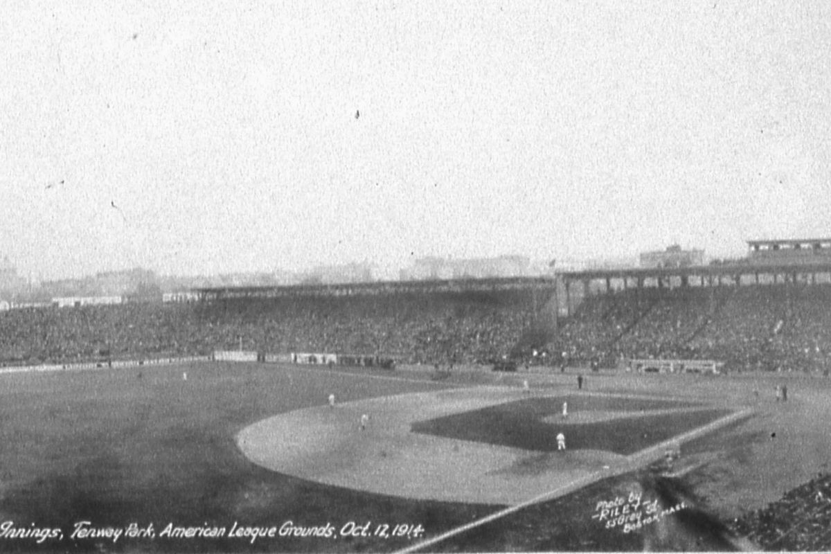 1914 World Series Fenway Park Panoramic