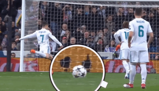 Cristiano Ronaldo’s penalty kick