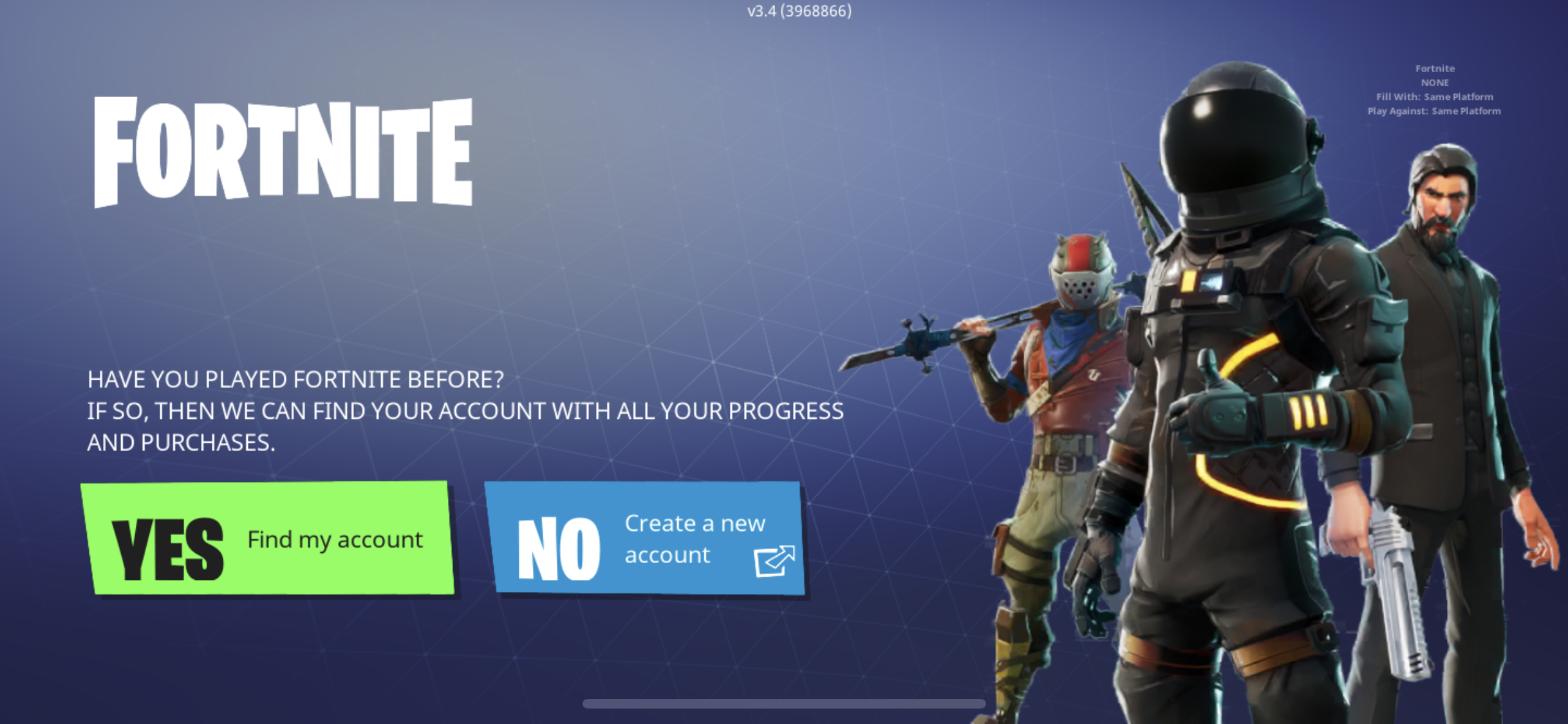signing into your epic games account in fortnite on ios epic games - how to make an account on fortnite mobile