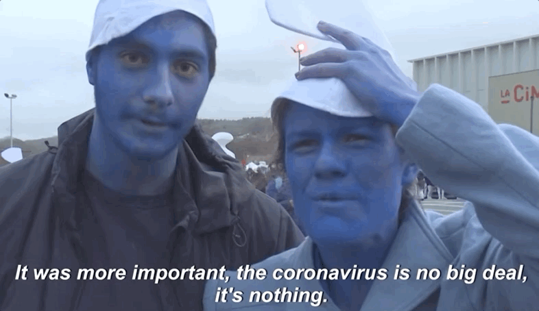 World Record Smurf Gathering Held Because Who Cares About Coronavirus