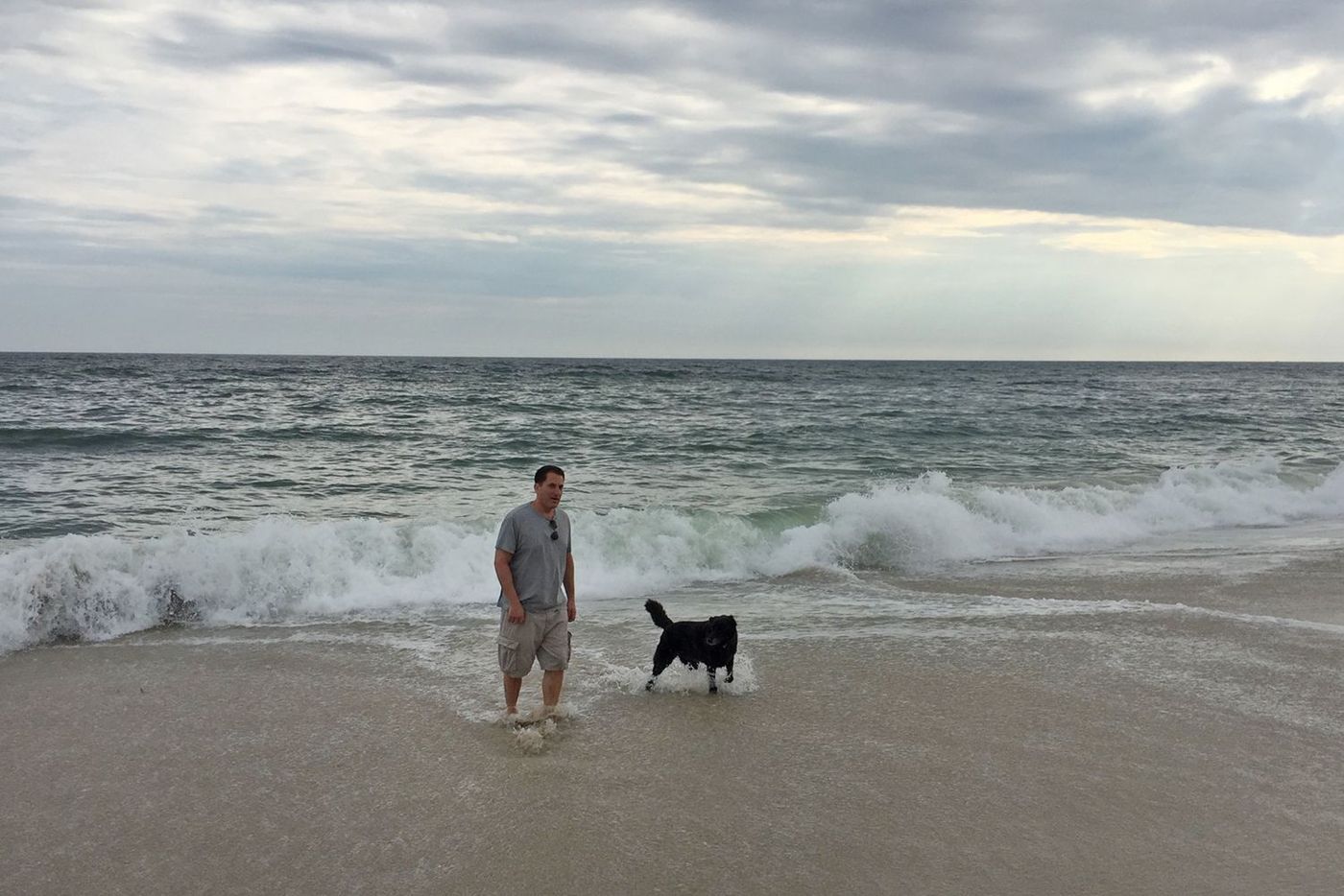 Harold Lehr with his beloved dog, Oscar, who died after an allegedly botched MRI at a Long Island clinic.