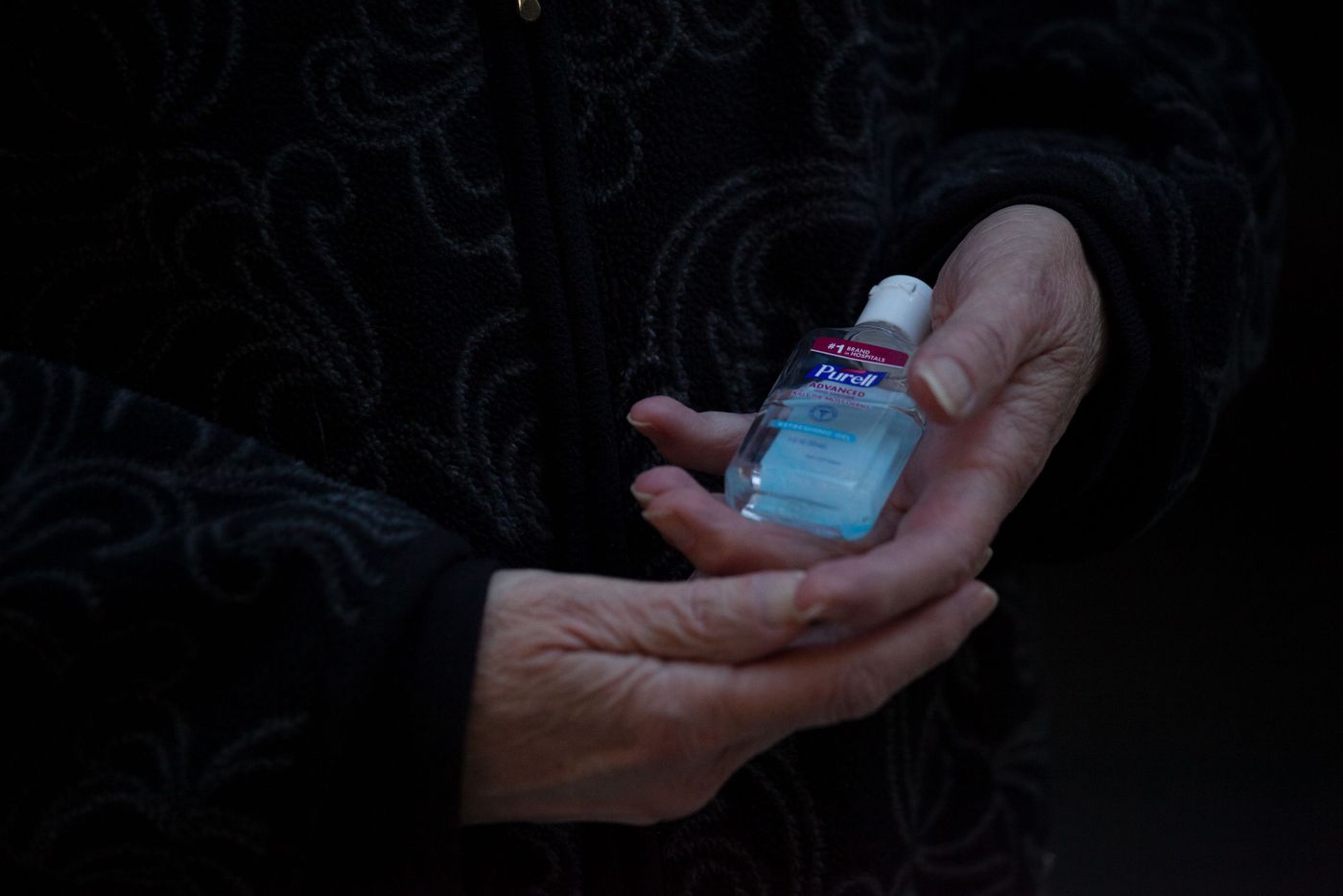 Carol Davis constantly uses hand sanitizer as she battles cancer and concerns over COVID-19.