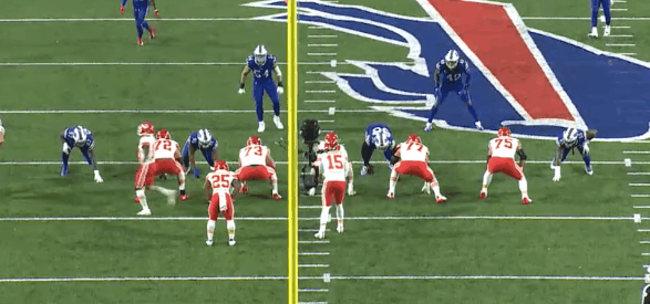 Bills defensive tackles are invisible against a Chiefs run