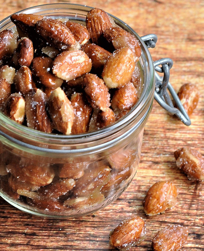 Honeyed almonds