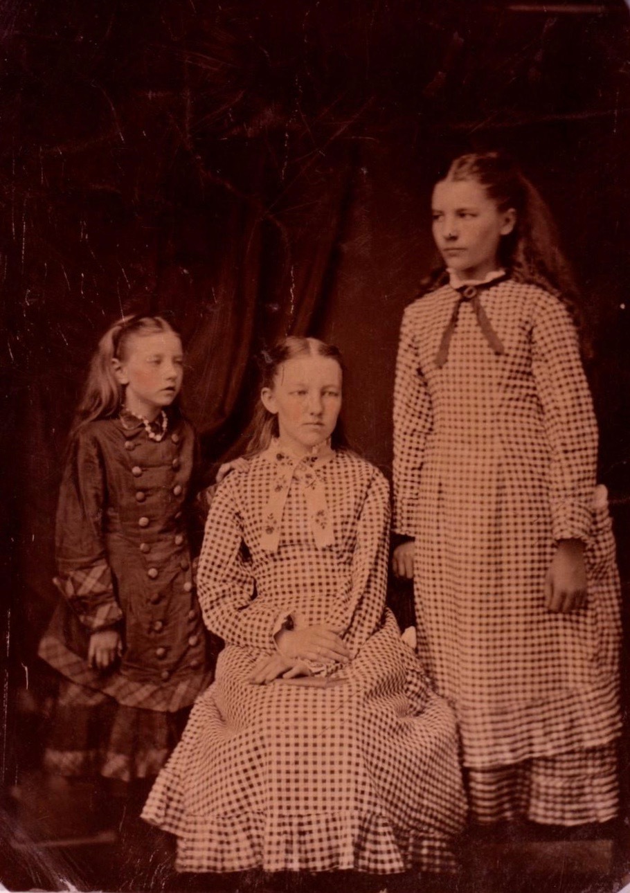Carrie, Mary and Laura Ingalls circa 1879