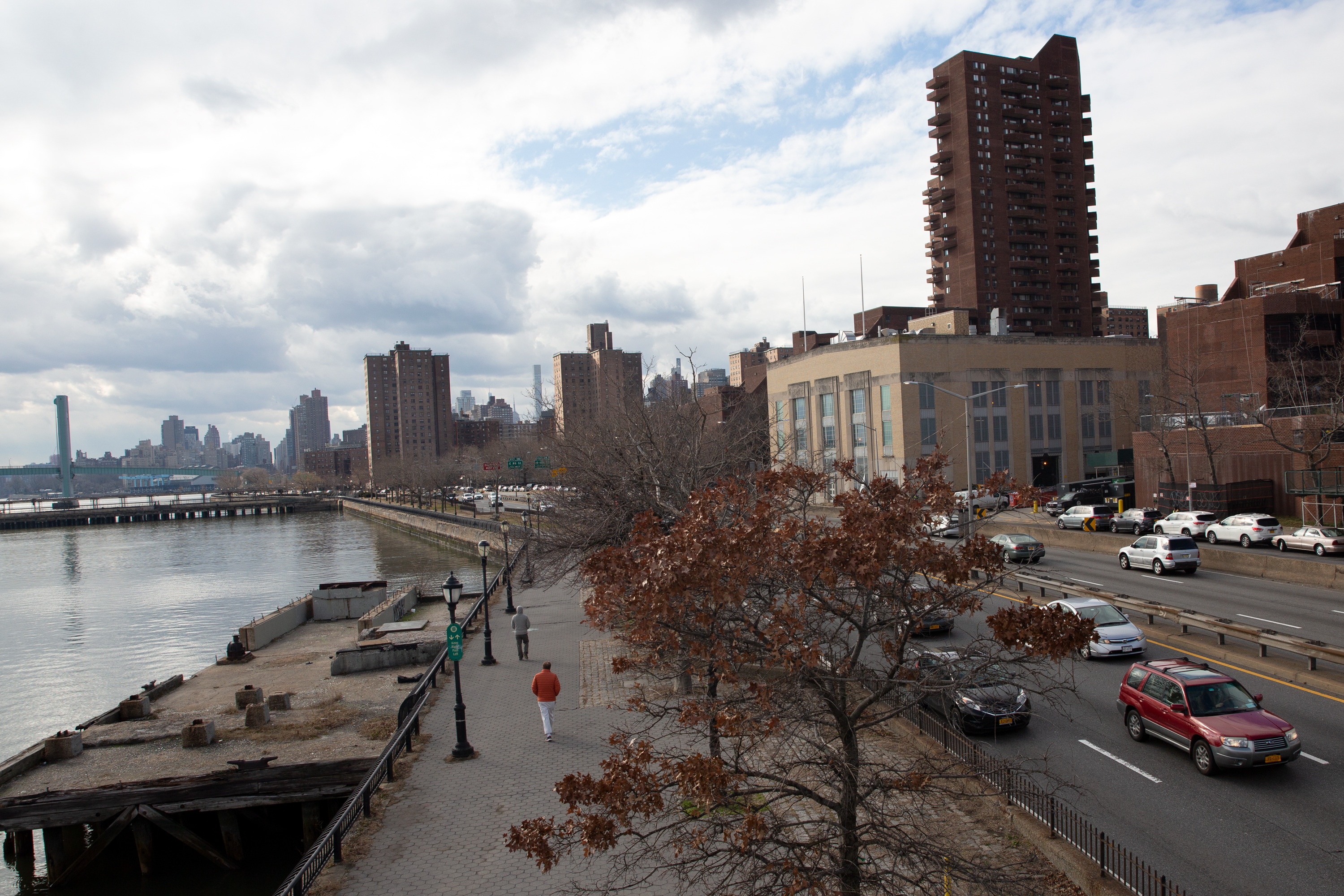 Parts of East Harlem are considered a high-risk flood risk zone, Jan. 19, 2021.