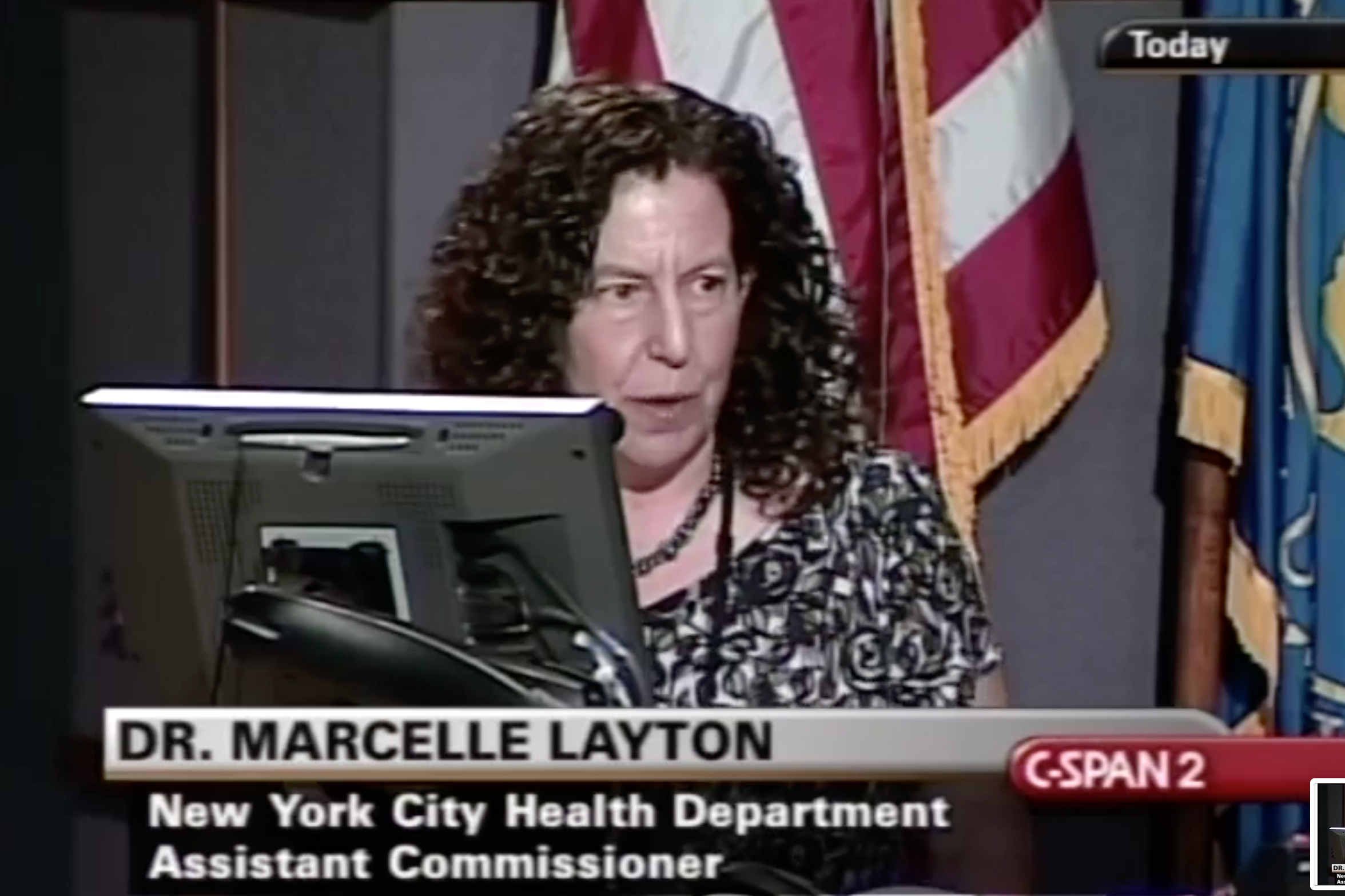 Dr. Marcelle Layton speaks about the Swine Flu in 2009.
