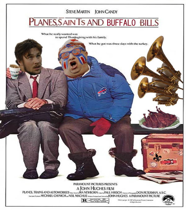 Planes Saints and Buffalo Bills