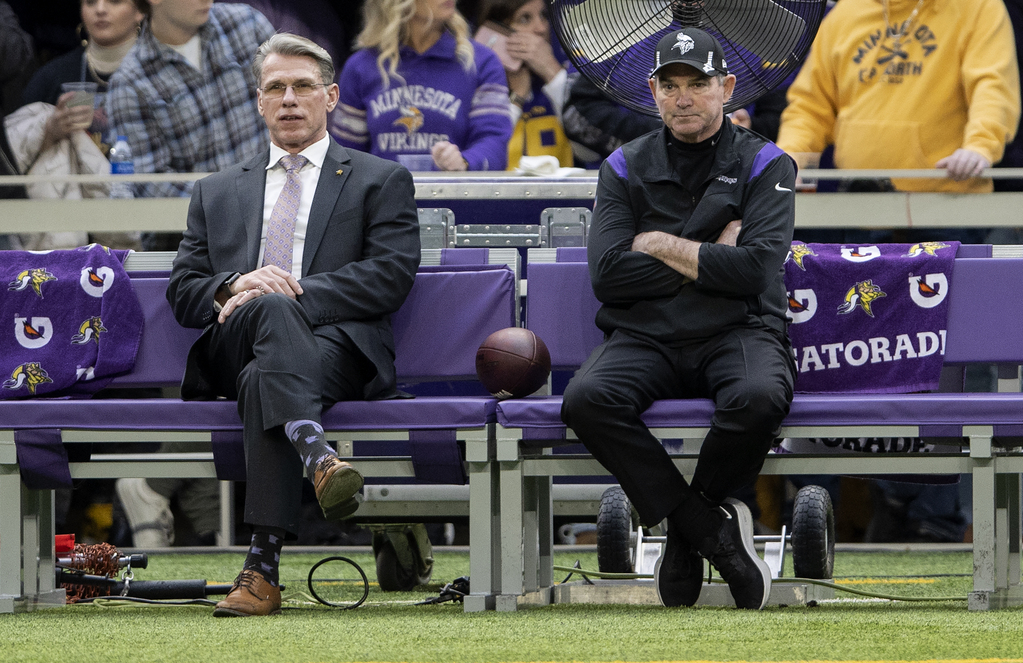 Tweets from Mike Zimmer's girlfriend show disconnect with Rick Spielman