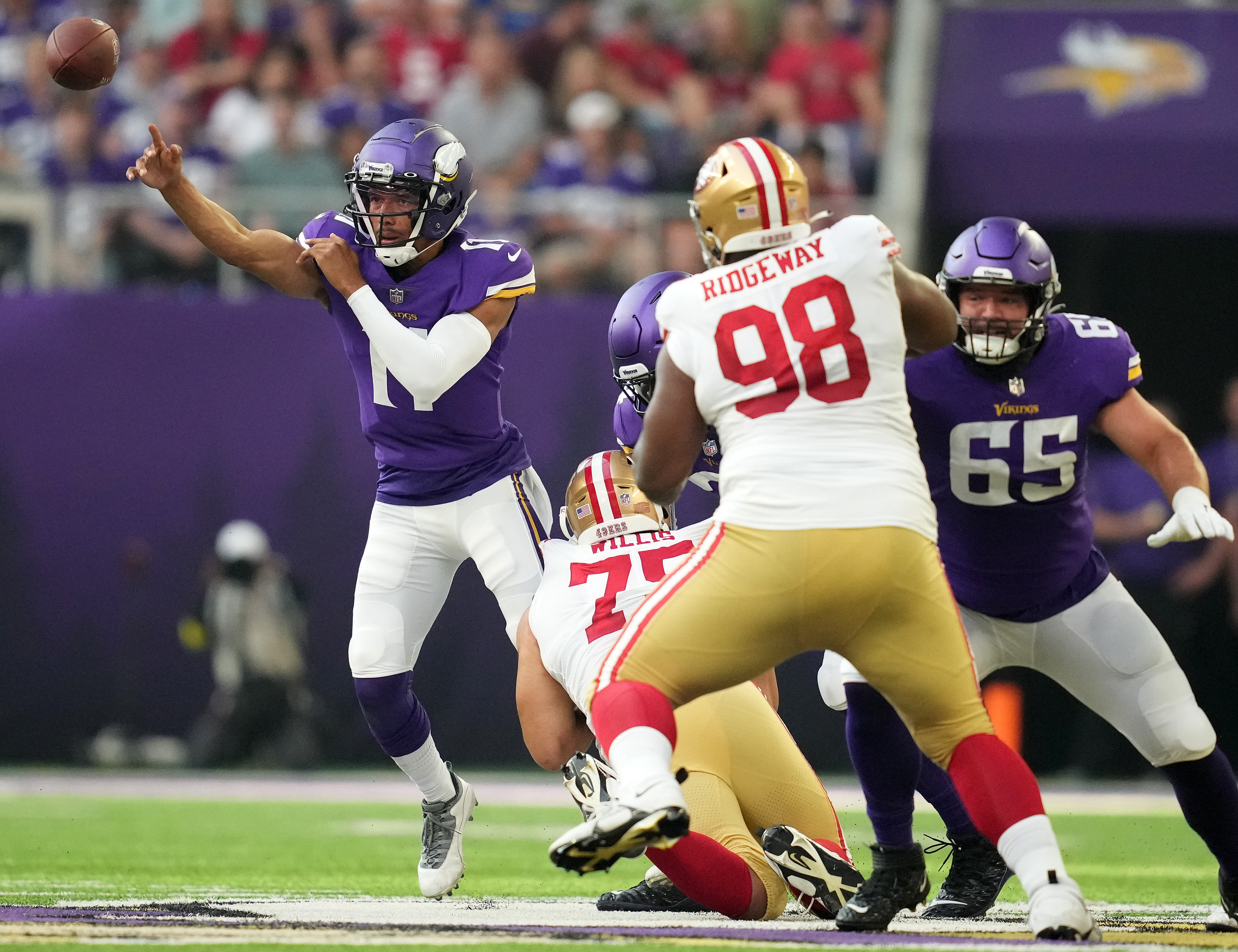 49ers and the vikings
