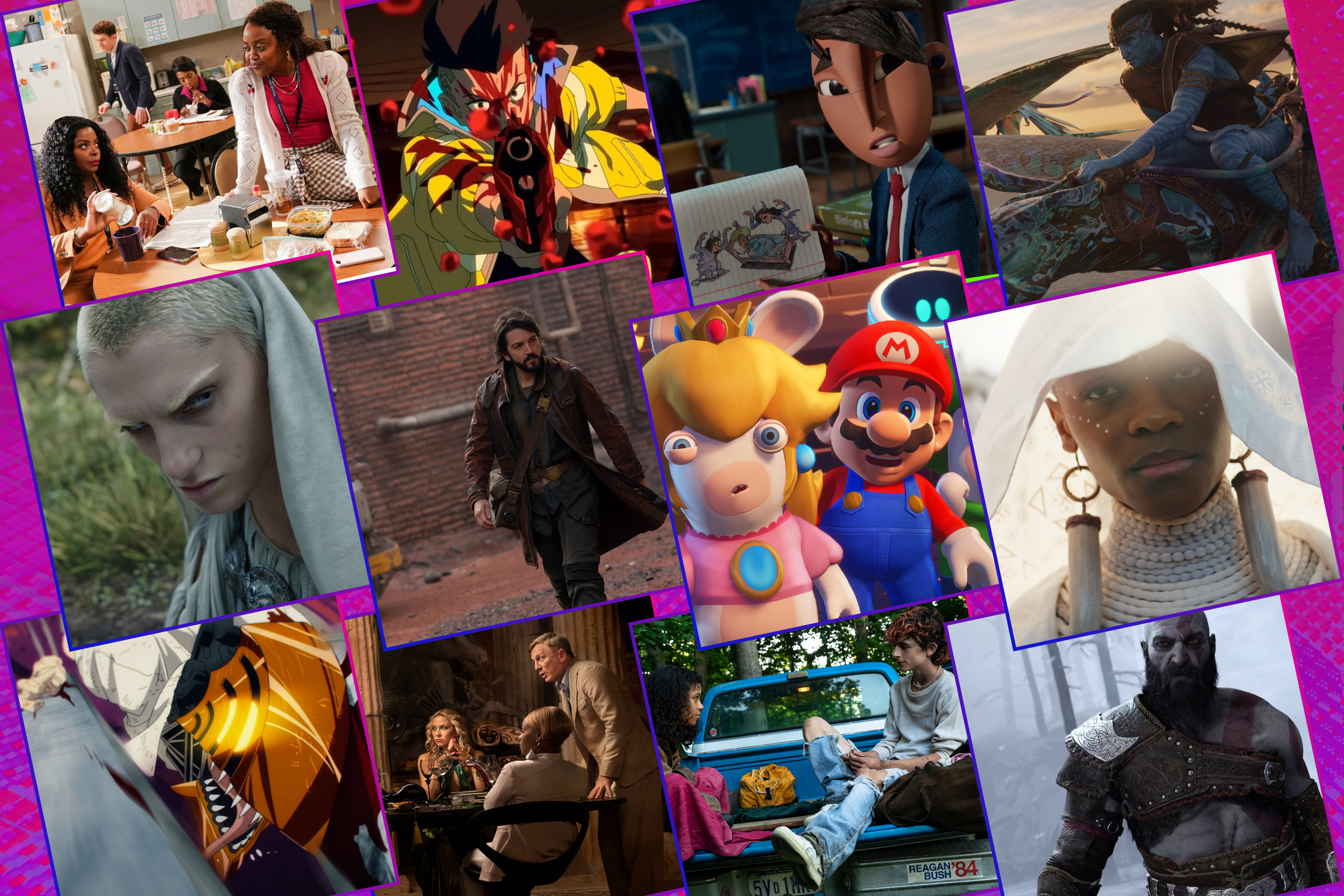 Collage of images of upcoming titles featured in this preview