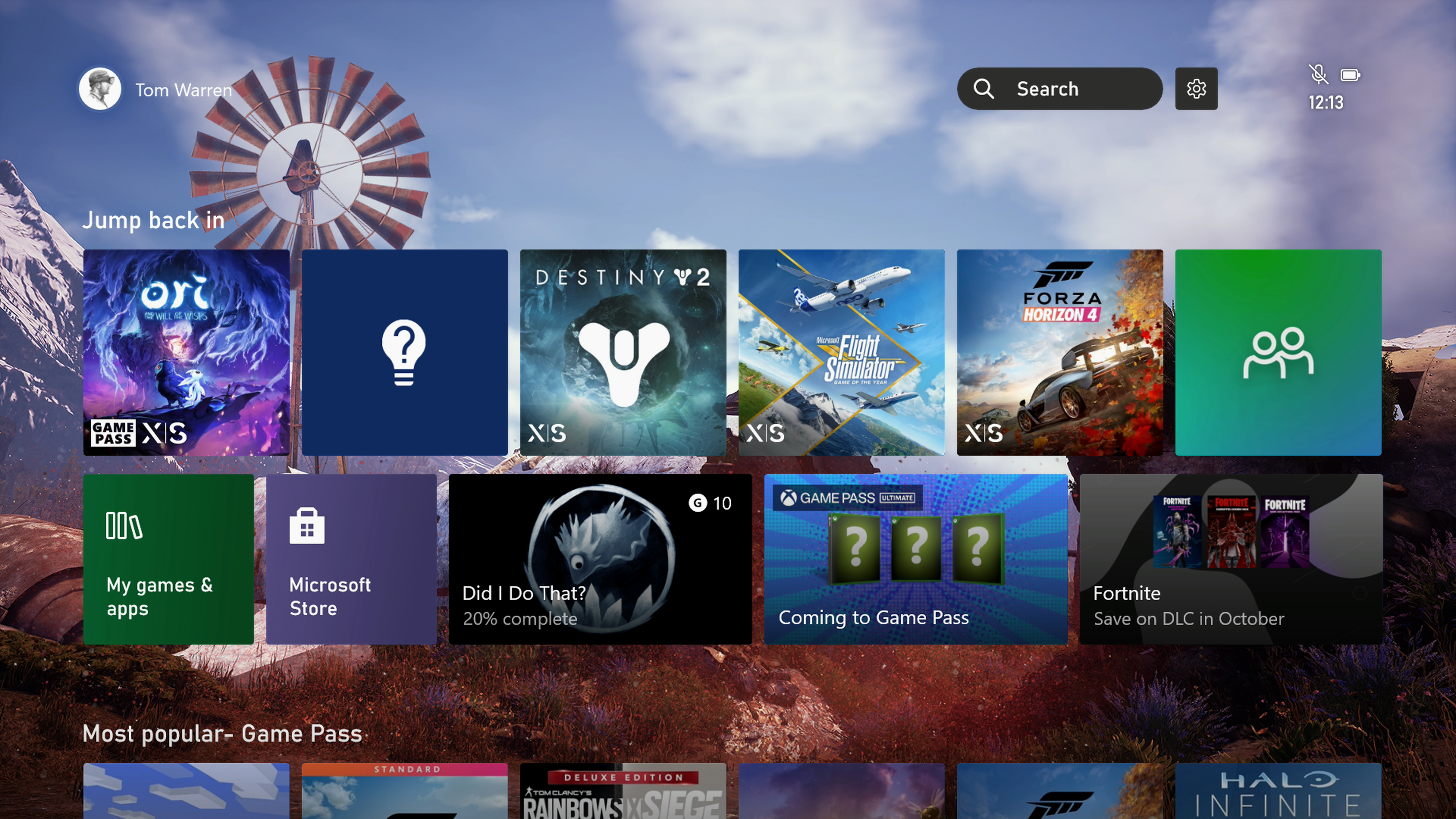zonde jam Mompelen Microsoft's new Xbox Home UI feels like a giant Game Pass ad - The Verge
