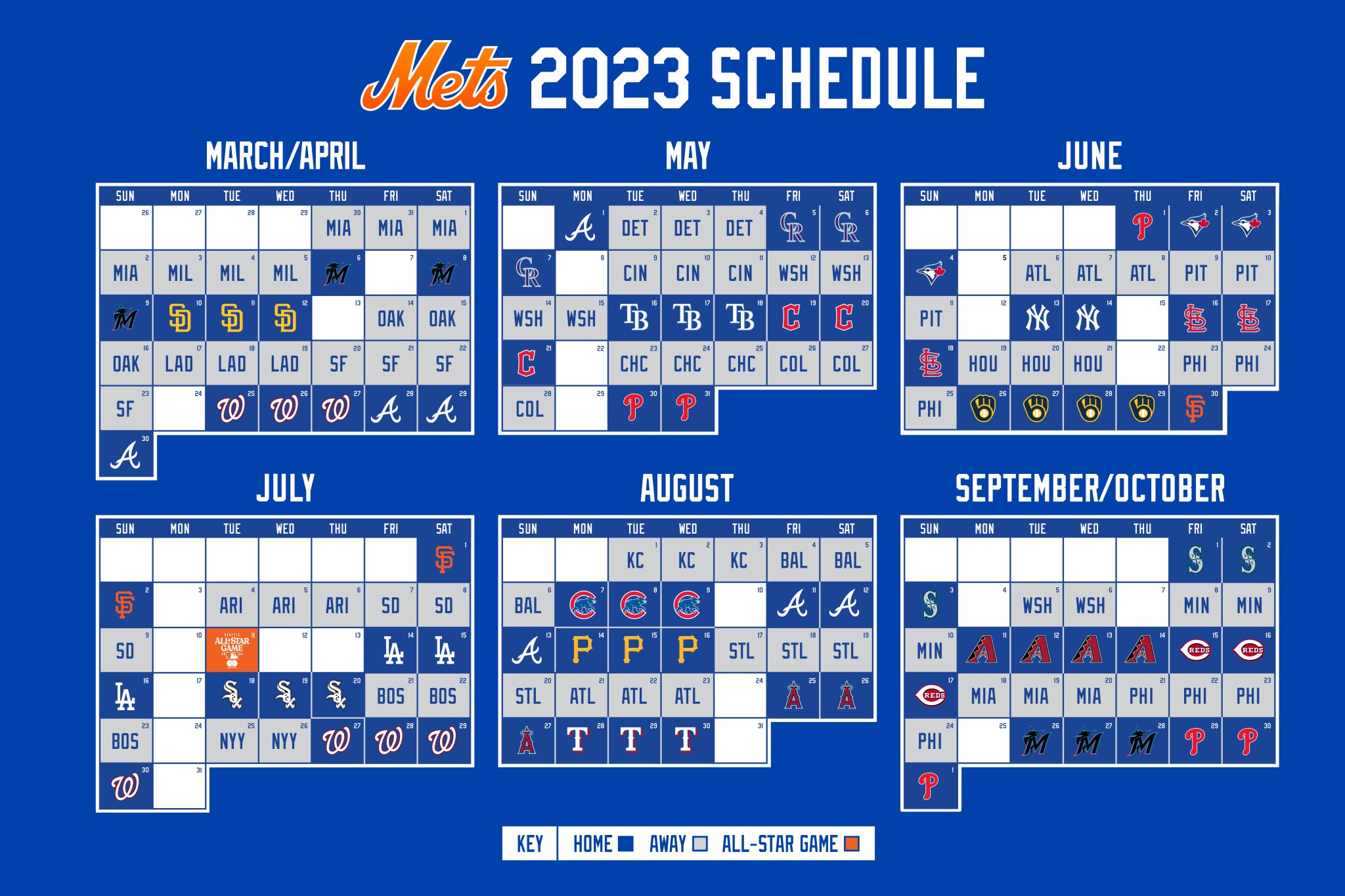 Mets schedule