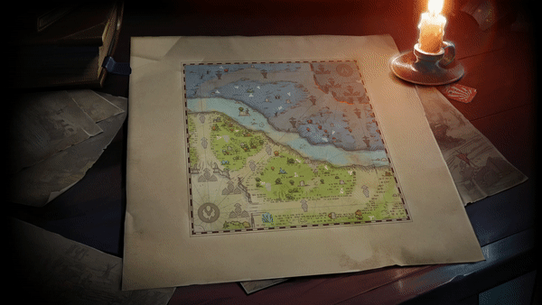 A GIF of Dota 2’s map expanding 40% in size. This is a new feature introduced in the New Frontiers update.