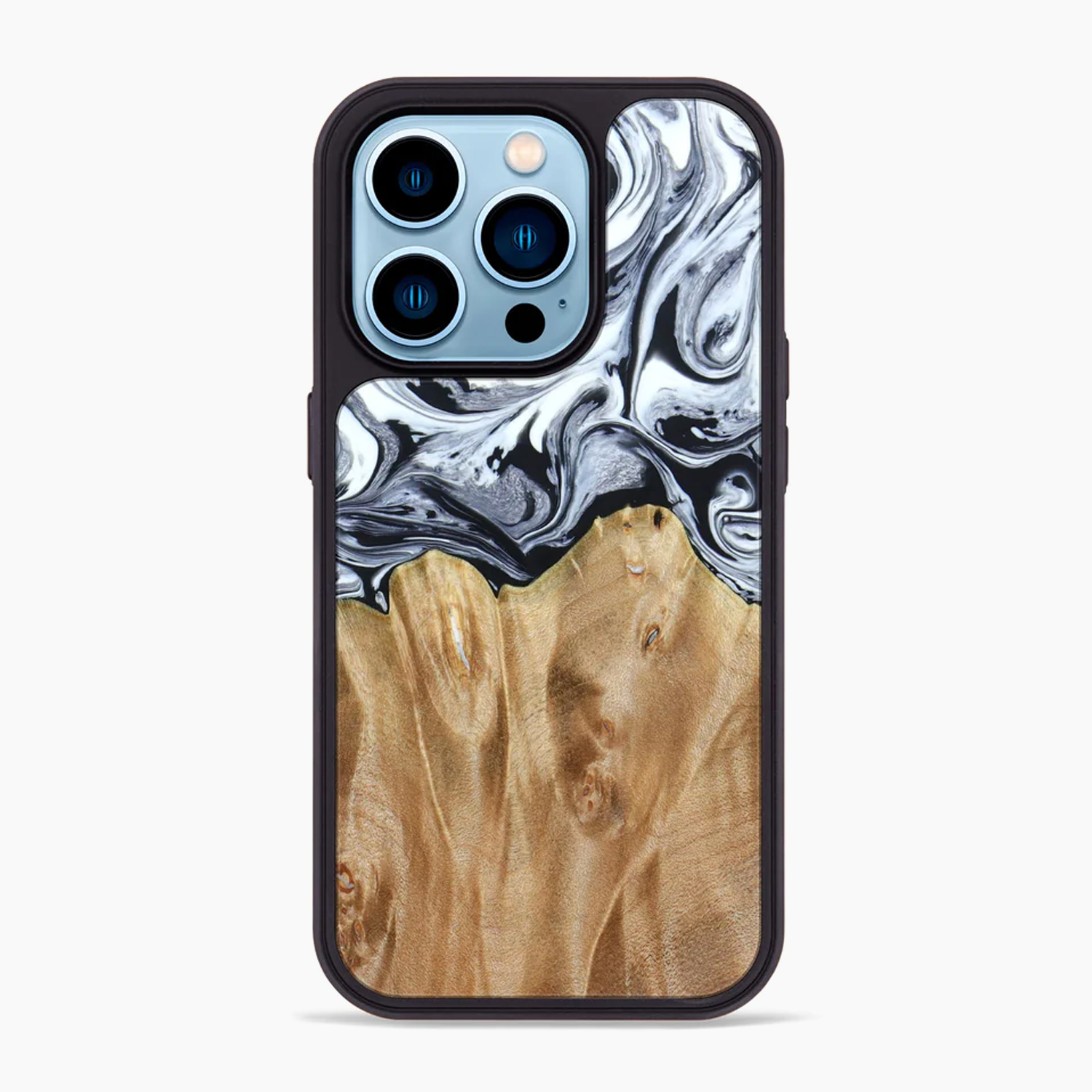 FDGG23 Fathers Day Gift Guide Carved wood resin phone case