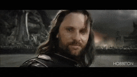 Lord of the Rings into battle GIF