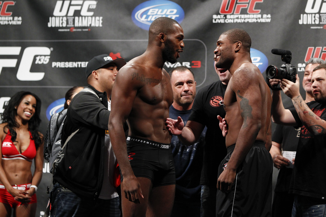UFC 135 Weigh-In Results: Jon Jones, Rampage Jackson Official for Title ...